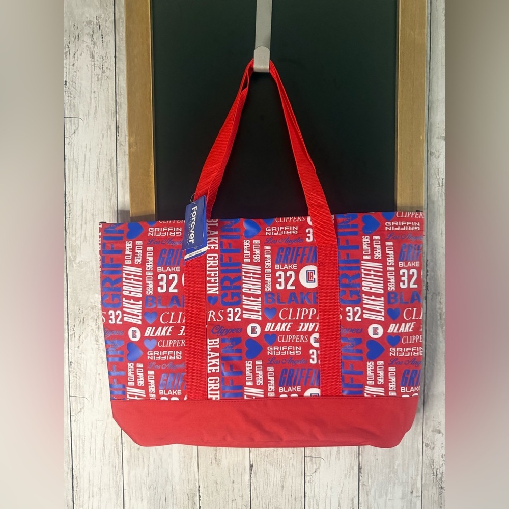 La Clippers Blake Griffin Canvas Tote Bag New Forever Collectibles Large